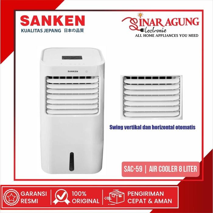 SANKEN SAC-59 / SAC59 AIR COOLER 8 LITER - GARANSI RESMI