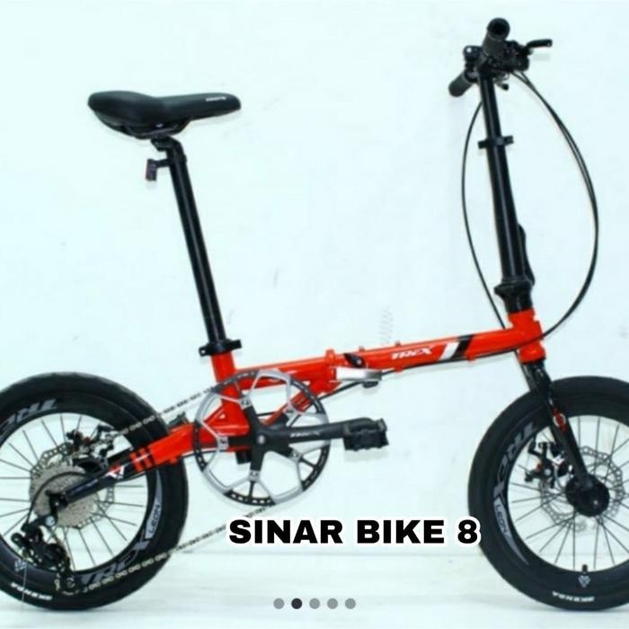 Sepeda Lipat 16 Inch Trex Leon Chromoly 9 Speed