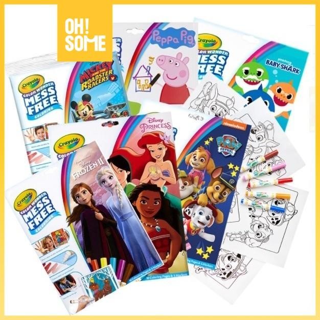 

OHSOME Buku Gambar Mewarnai Anak CrayolaMess Free Coloring Painting Set