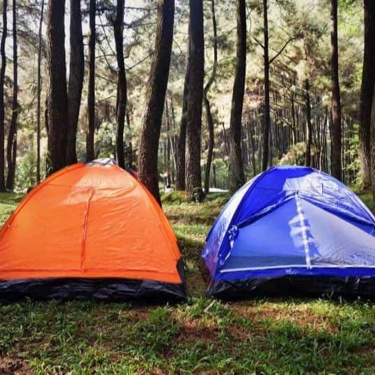 Tenda Camping 4-5 Person Tenda 6-7 Orang Kemping Outdoor Tenda Alas Terpal Camping Parasut