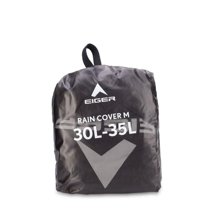 Rain Cover Eiger 910008251 Black 30-35L Transparent Bag Cover M 1.0