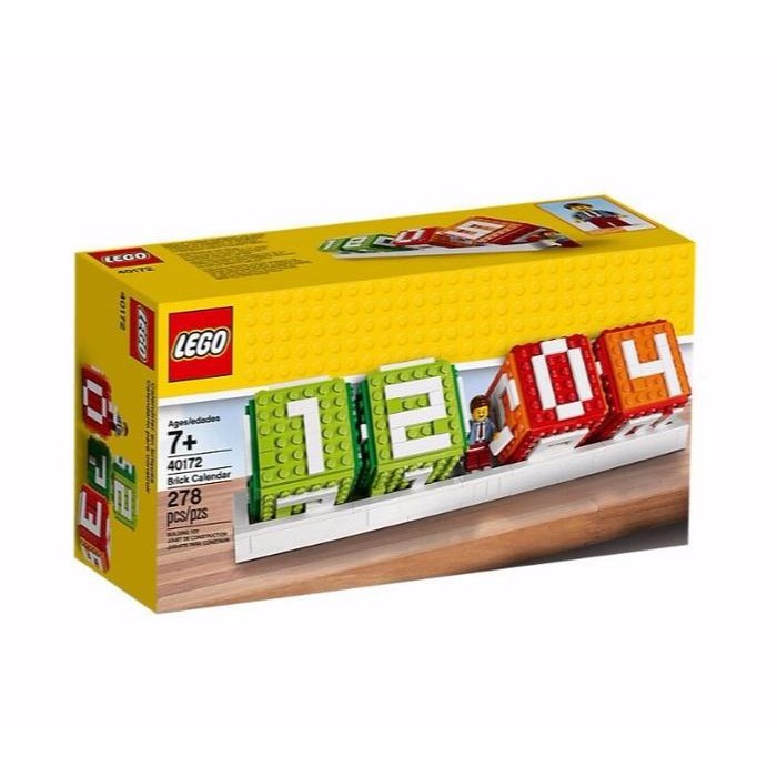 

ASLI LEGO 40172 Iconic Brick Calendar Set Kalender Office Calender Gift Toy READY STOCK