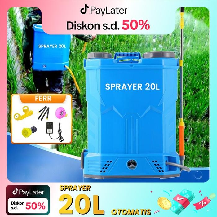 Sprayer Pertanian Knapsack Electric dan Manual 2in1 Sprayer 20L
