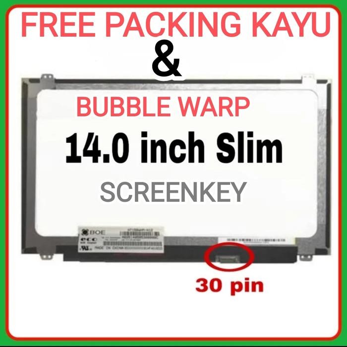LCD LED LAPTOP LENOVO IDEAPAD 14.0 INCH 30 PIN 110-14IBR 110-14ISK