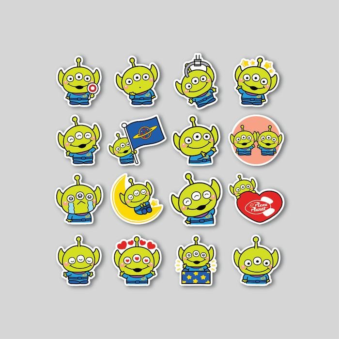 

Bisa Gosend! Sticker Pack Aliens Toy Story Sticker Tumblr Laptop Stiker Koper Helm