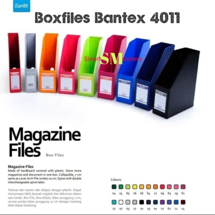 

Bisa Grab! Boxfile Bantex / Magazine Files 4011/ Dokumen Organizer (Folio 10 Cm )