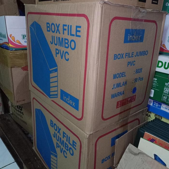 

Bisa Termin! Box File Jumbo Index Pvc 8828 - Biru