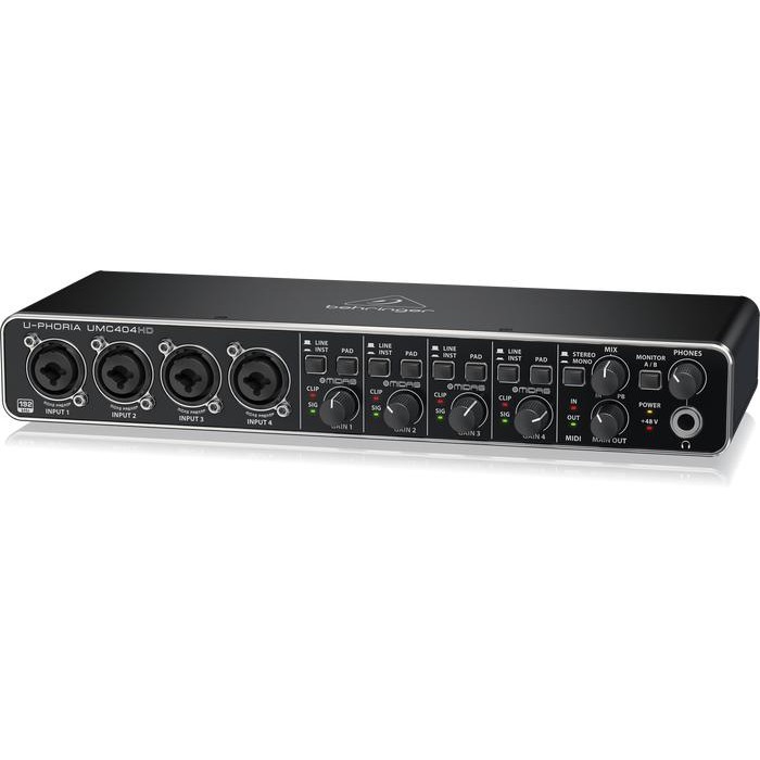 Behringer Umc404Hd Soundcard 4 Channel Input Output 24-Bit / 192 Khz