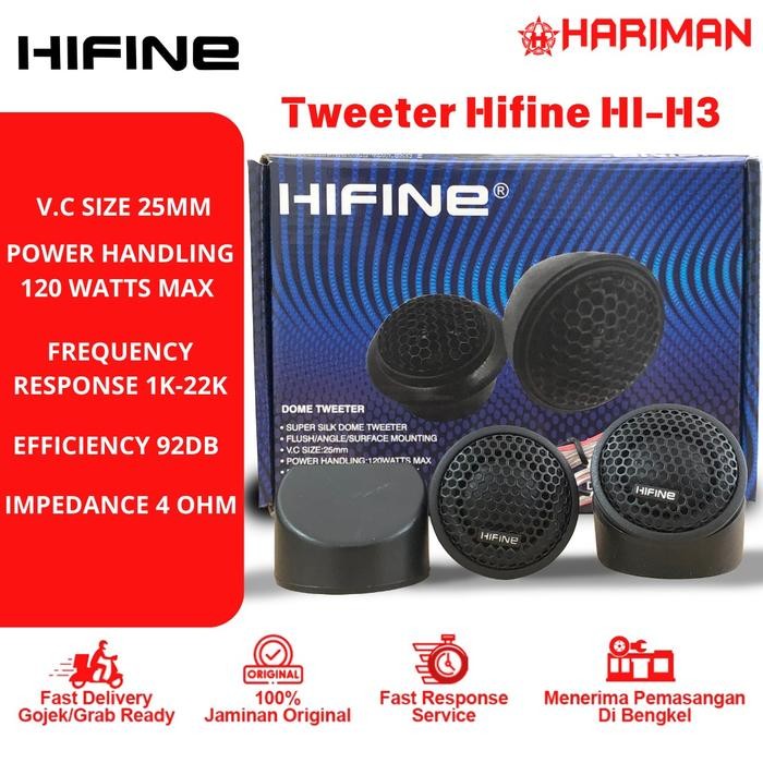 Tweeter Hifine Hi-H3 / Tweeter Mobil Hifine