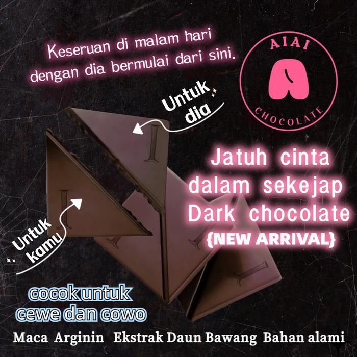 

AIAI COKELAT HITAM (DARK CHOCOLATE)AIAI CHOCOLATE