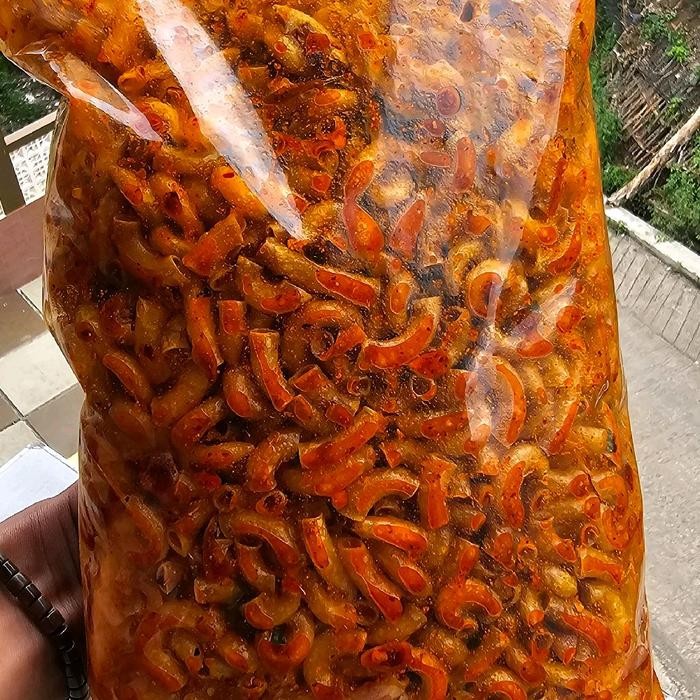 

Makroni Cikruh Extra Pedas Food - Makanan Pedas Makaroni Cemilan
