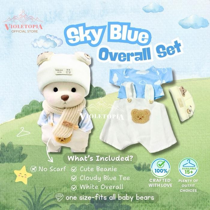 [BUNDLE] BEARTOPIA - Boneka Beruang Lembut Premium Soft Teddy Bear Sendi Fleksibel Lucu Blush Kostum