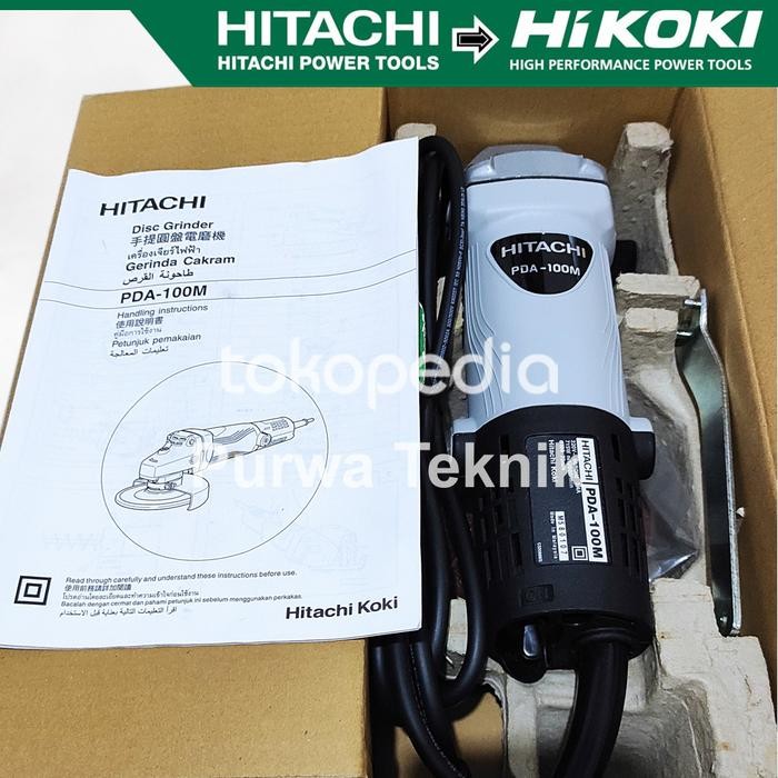 Mesin Gerinda Tangan HITACHI-HIKOKI PDA 100M gerinda angle grinder 4"