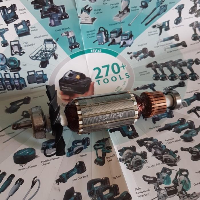 Armature Angker Gerinda Maktec MT90/MT 90 MT91/MT 91 Asli Original