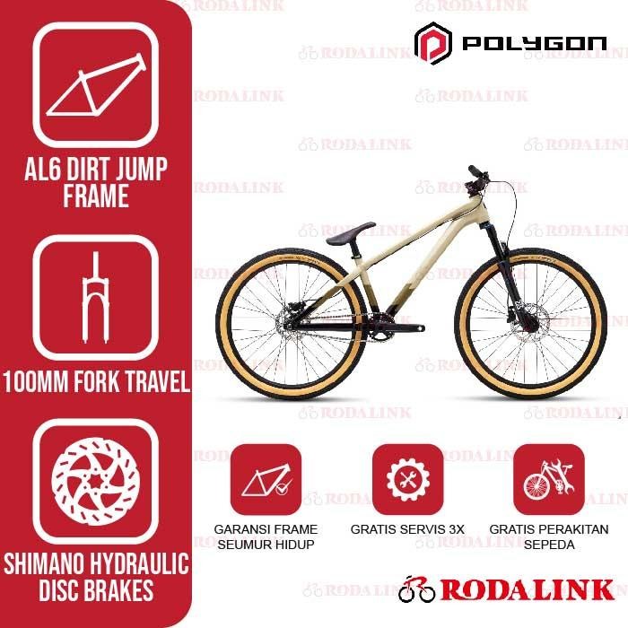 Polygon Sepeda Dirt Jump Bmx Trid