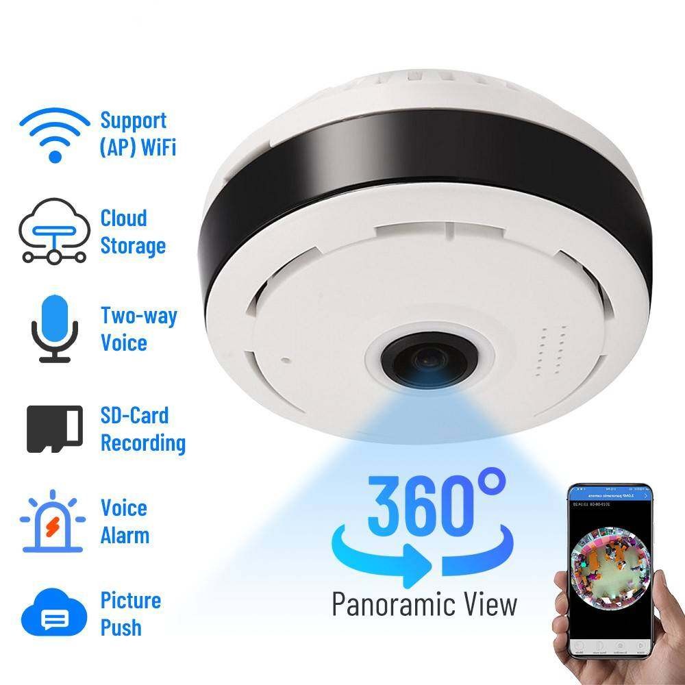 V380 Wifi Panorama Camera 1080P Security Camera 360 Degree Panoramic