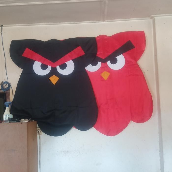 (Allthebest) layangan celepuk lipat angry bird 1,2m