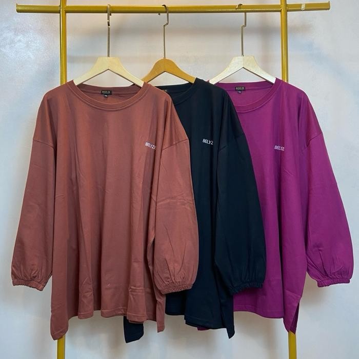 KAOS OVERSIZE JUMBO BIGSIZE BAHAN KATUN COMBED 24S LD 130 LD 140 LD 150 Baju Panjang *