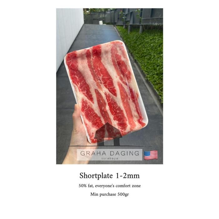 

(Allthebest) beef US Shortplate segar 500g