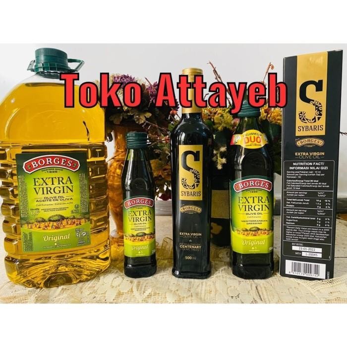 

(Allthebest) Zaitun Borges Extra Virgin Olive Oil 500ml DUO Bisa di Minum