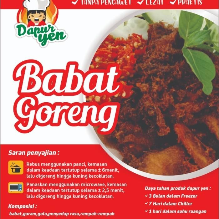 

(Allthebest) Babat goreng/Makanan Siap Saji/Makanan Instant/Makanan Beku