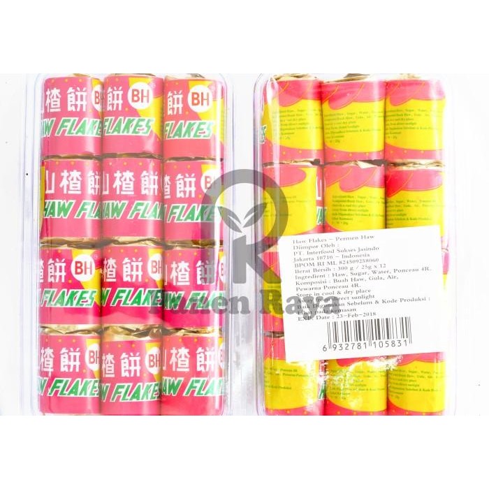 

(Allthebest) Manisan Buah Haw Hawflakes Sanca Mika Siap Makan