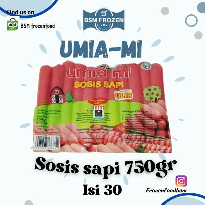 

(Allthebest) umiami sosis sapi ulir 30pcs 750g