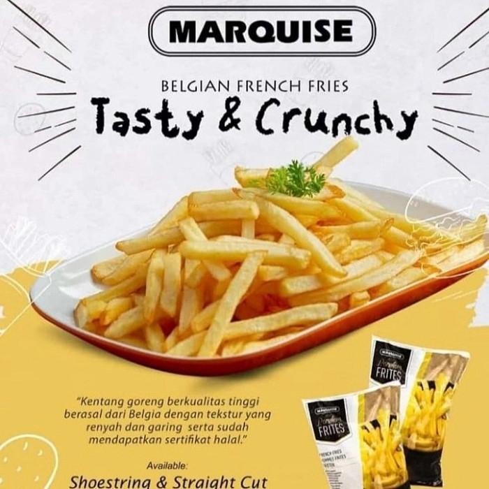

(Allthebest) Marquise Frites Belgian French Fries Shoestring 1 Kg - Kentang Goreng
