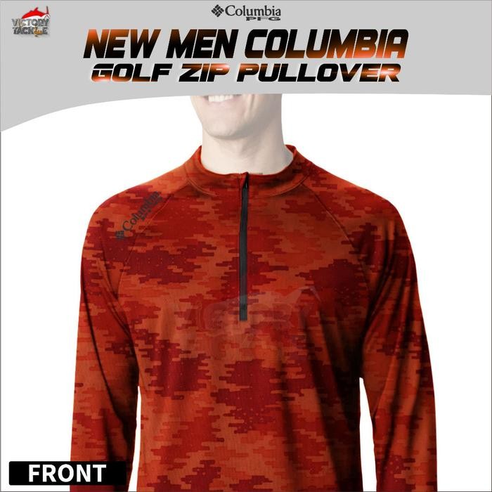 Baju Columbia / Columbia Golf Omni-Wick Home Course 1/4 Zip Pullover PX110 Firelock Fishing Mall