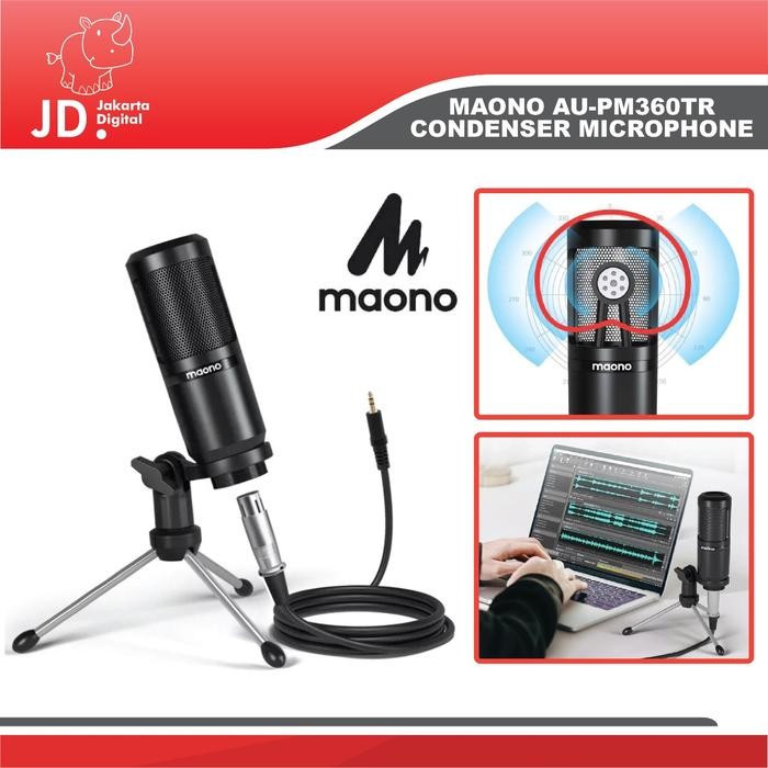 MAONO AU-PM360TR CONDENSER MICROPHONE - Mikrofon Maono