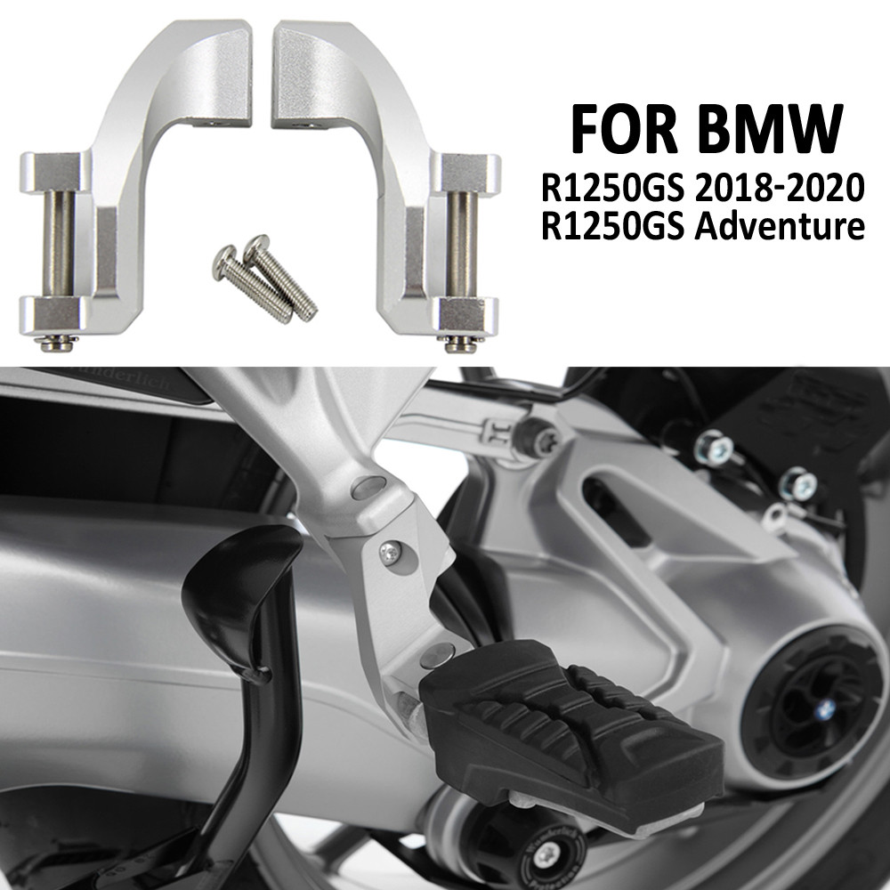 2018 2019 2020 For BMW R1250GS Adventure R 1250 GS ADV NEW Motorcycle Silver Foot peg Passenger Foot