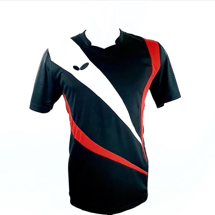 BAJU PINGPONG BUTTERFLY H001 BAJU TENIS MEJA BUTTERFLY LOGO BORDIR