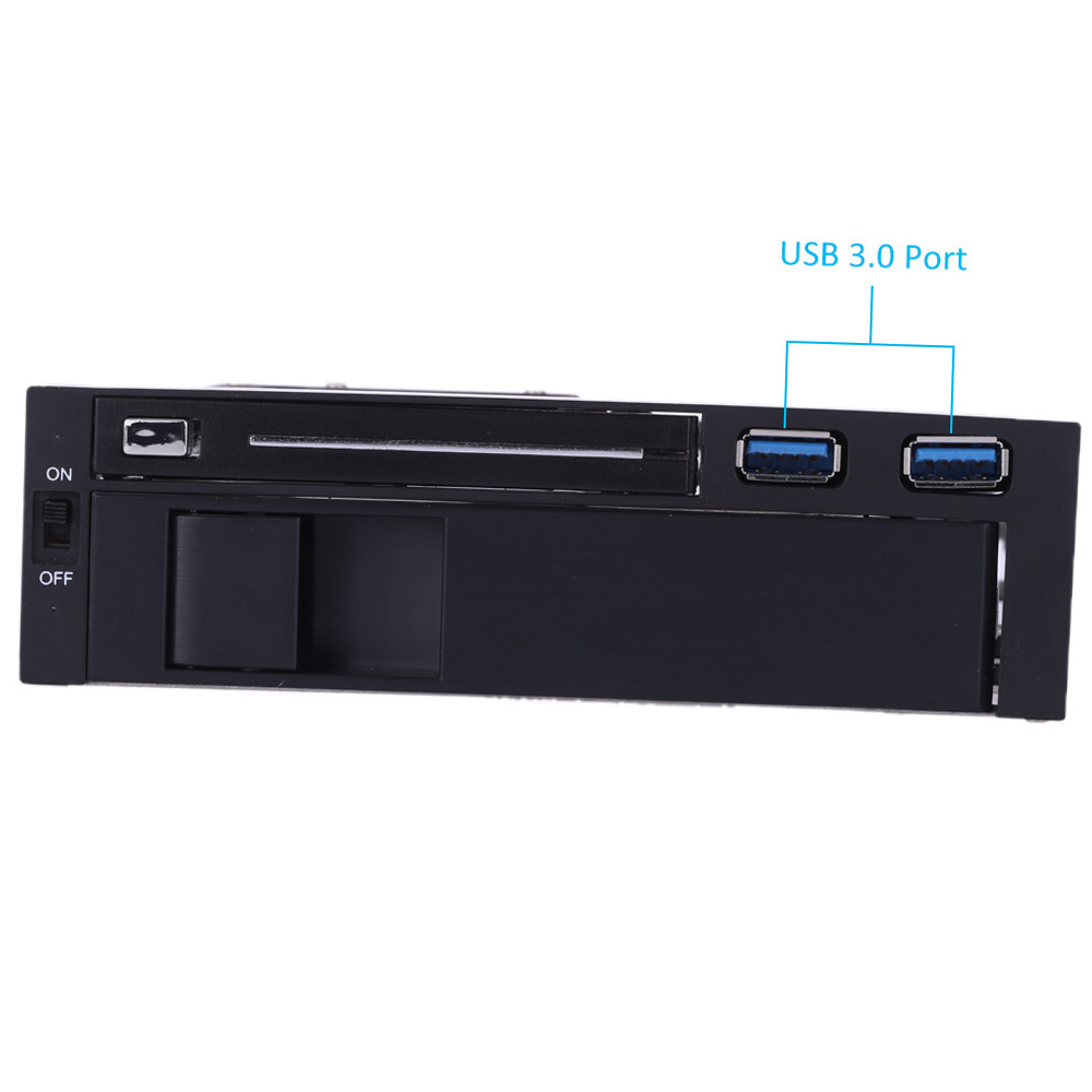 Dual Bay 3.5" 2.5" SATA III Hard Drive HDD & SSD Tray Caddy Internal Mobile Rack Enclosure Docking