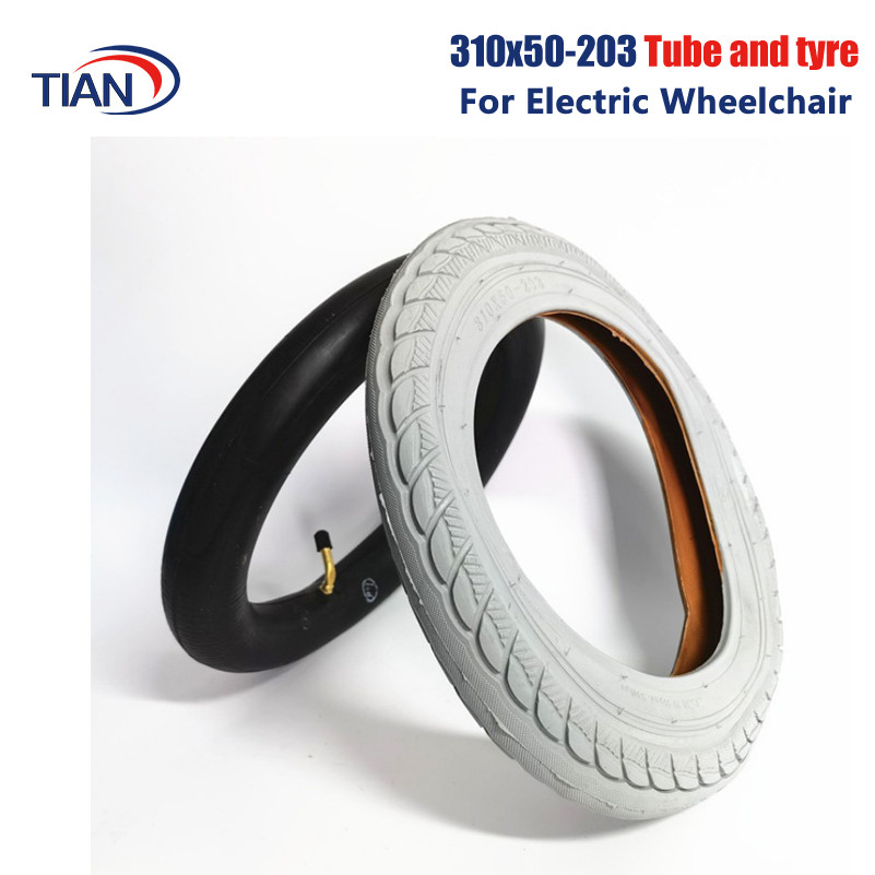 310x50-203 Inner Tube Outer Tyre 12inch for Electric Wheelchair Rear Wheel Accessories