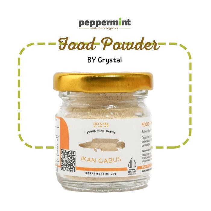 

Crystal of The Sea Food Powder Ikan Gabus (20gr) / Bubuk Gabus MPASI