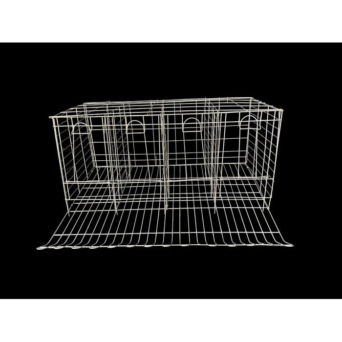 Kandang Ayam Petelur Galvanis 4 Ayam 4 Pintu -Gratisongkir