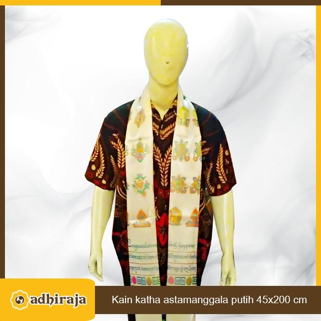 

KAIN KATHA PUTIH ASTAMANGGALA 45X200 CM KODE 1448