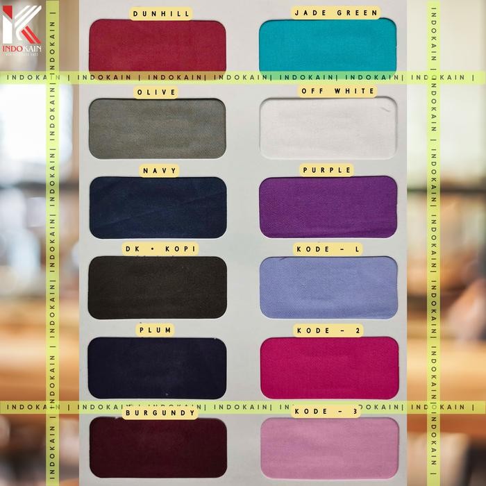 Kain Bahan Katun Jepang Tokai ORI Gamis Tunik Kemeja Sprei Polos