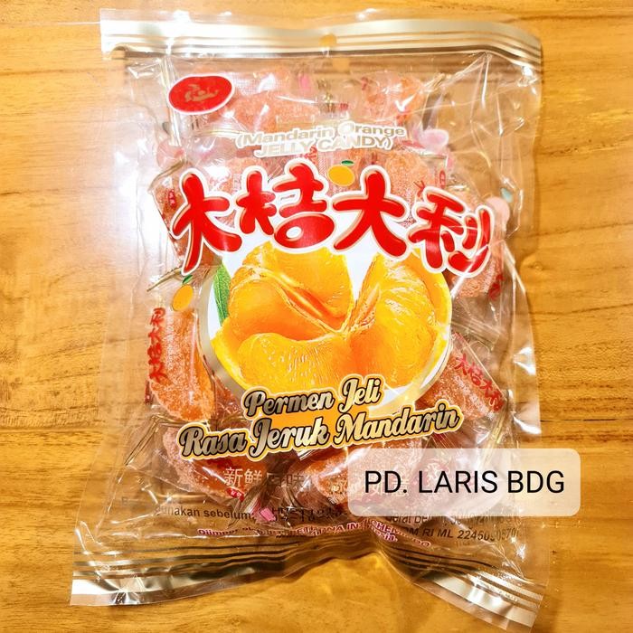 

Jelly Jeruk Hong Mao 500Gr (Mandarin Orange Jelly Candy / Permen Jeli)