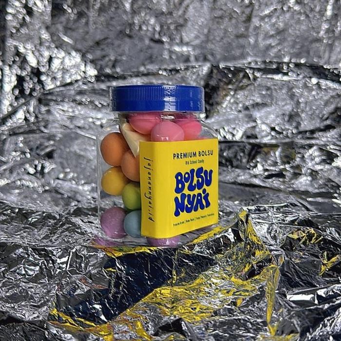 

200Gr Bolsu Nyai Rainbow Bola-Bola Susu Jajanannyai.Id