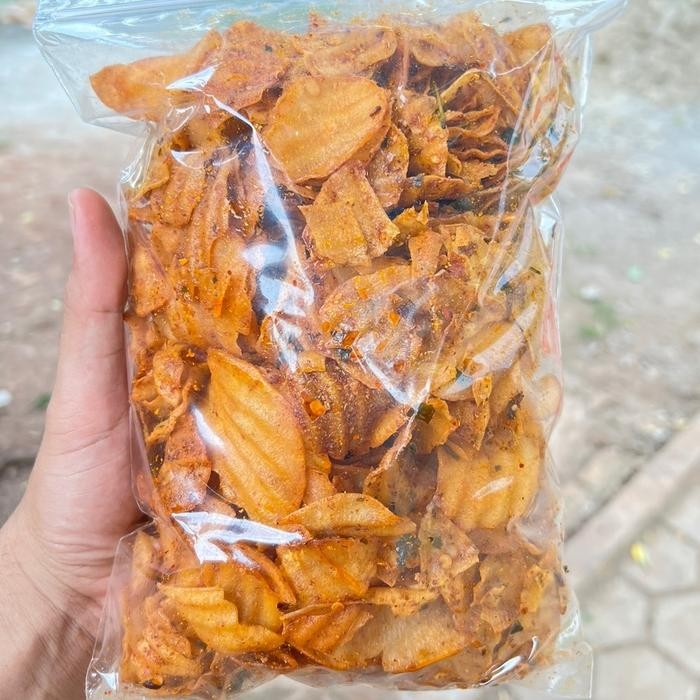 

Kripset Pedas Daun Jeruk 500Gr