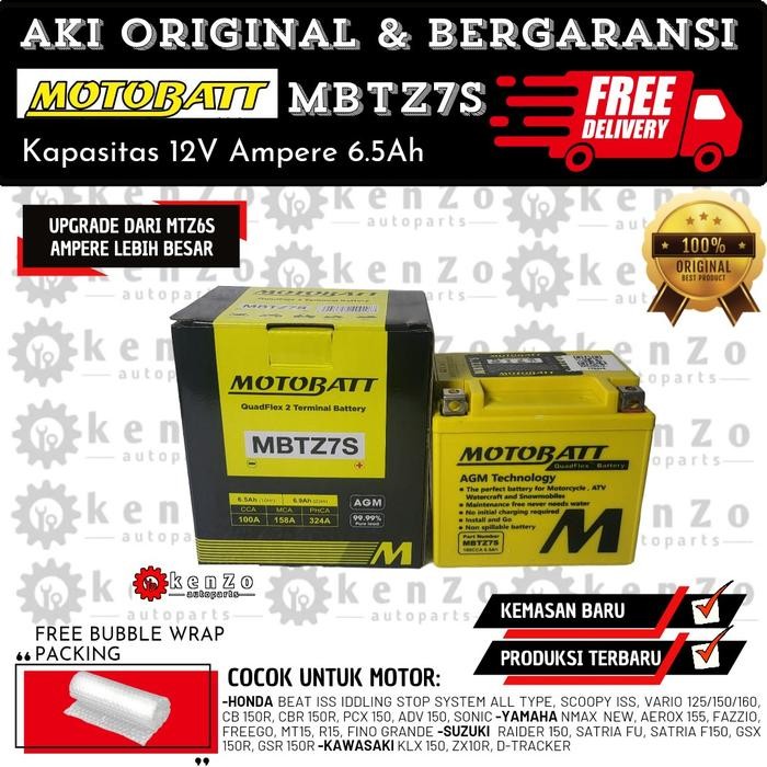 Langsung Kirim  [Garansi Original Produk] Aki Motor Honda Vario Scoopy Beat Esp Street ISS Supra