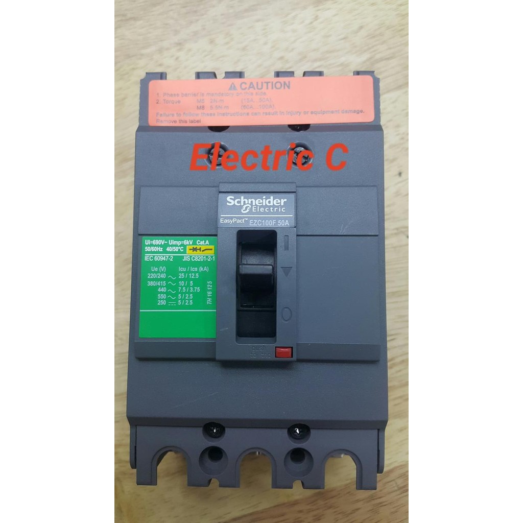 Schneider Electric / Merlin Gerin / Mccb Ezc 100 F / Nfb 3Phase 50 A