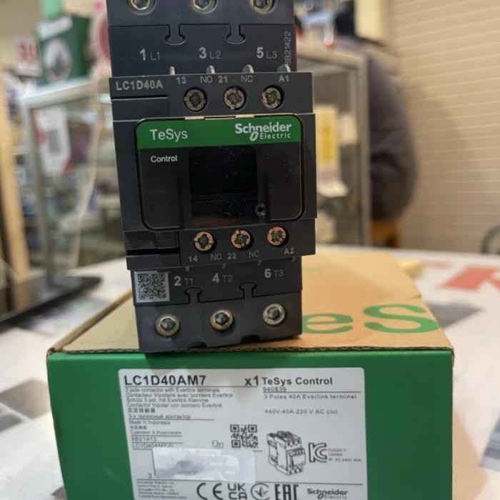 Contactor Schneider Lc1D40M7 Lc1D40M7 220V Original Schneider Barang Baru