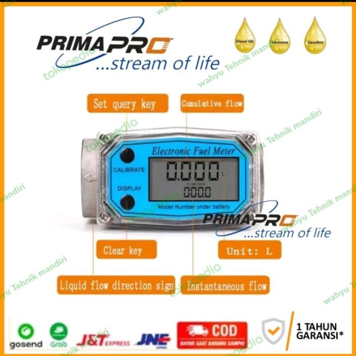 Flow Meter Solar 2 Inch Digital Flow Meter Solar Digital 2In Primapro