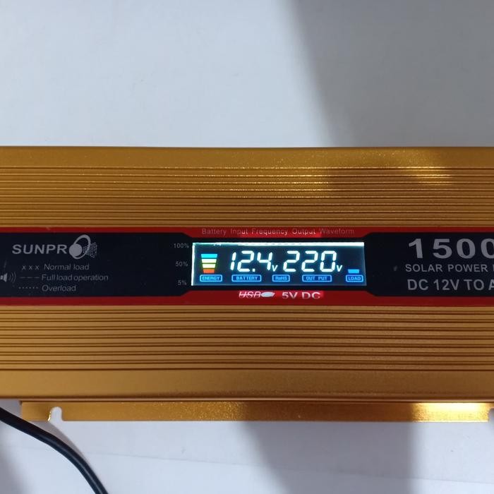 POWER INVERTER LED SUNPRO 1500W - - INVERTER LED SUNPRO PI-1500 SALE