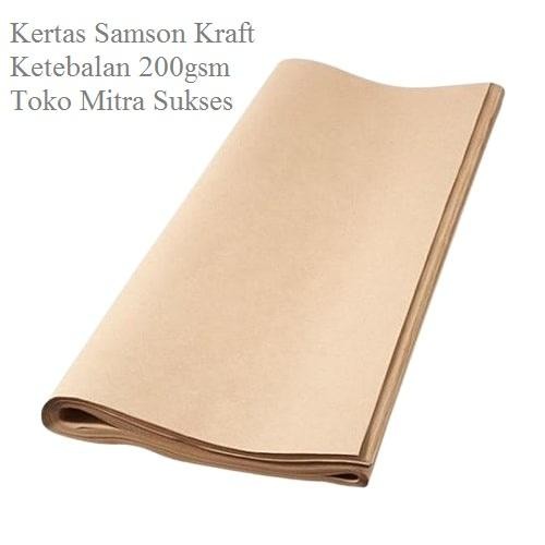 

Kertas Samson Kraft 200gsm Plano HARGA PER LEMBAR