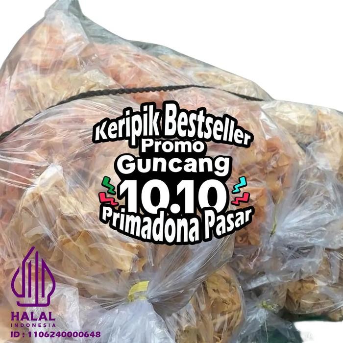 

Keripik Atos Atos / Keripik Bawang / Cemilan Unik 1 kg Makanan Food Snack Pedas Manis