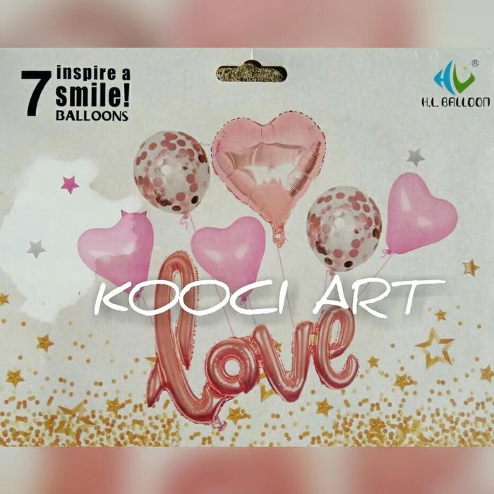 

Terlaris Balon foil cute love special set/wedding/lamaran/pacar/balon hati unik SALE