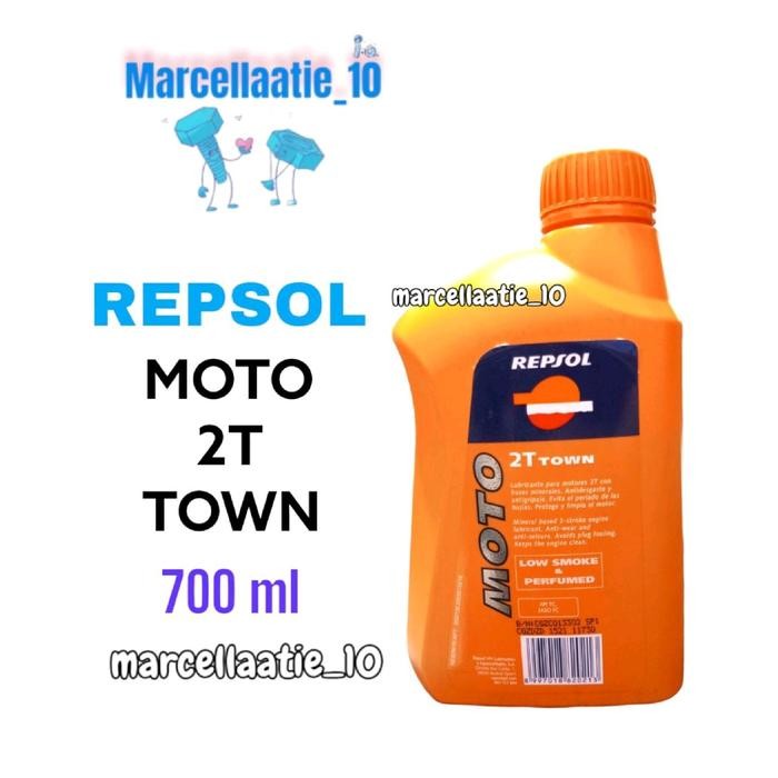 OLI REPSOL MOTO 2T TOWN 700ML OLI SAMPING REPSOL 2TAK 2 TAK OLI REPSOL MURAH OLI REPSOL ORIGINAL